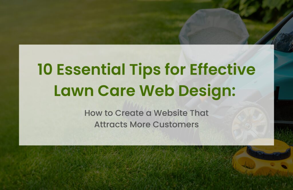 Lawn care web design